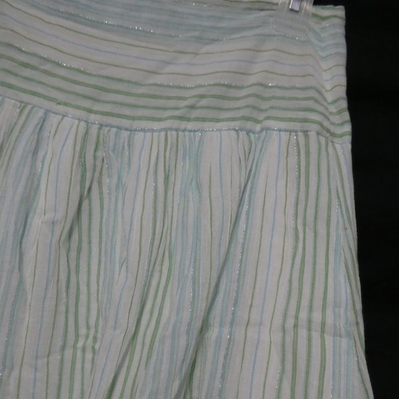 JESIRE size 36, 160/68A, striped lined skirt, side zip and tie - Picture 13 of 16